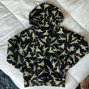 Little Eleven Paris x Disney kids Tinkerbell Asymmetrical Hoodie